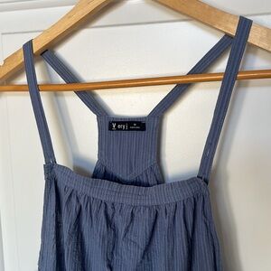 Blue stripe cotton jumper